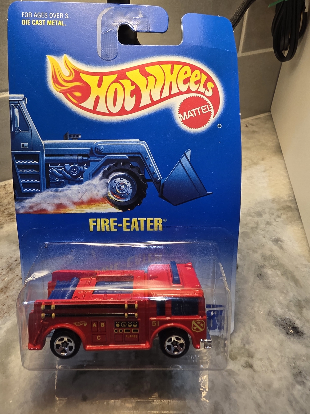 Mattel Hot Wheels Fire-Eater Red Toy Fire Truck